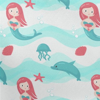 The Little Mermaid And The Dol Pongee