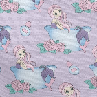 Beautiful Mermaid Takes A Bath Pongee