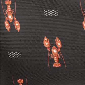 Wave Swimming Lobster Pongee