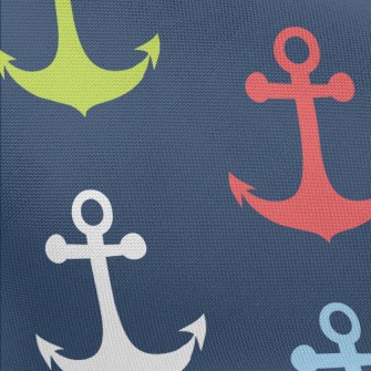 Bright Three-color Anchor Pongee