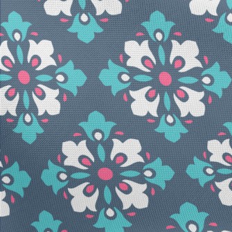 Radial Diamond Tiles Pongee