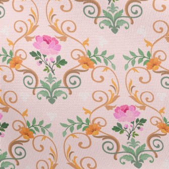 Beautiful Flower Vines Pongee