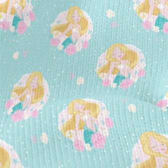 Beautiful And Elegant Mermaid  Stretch Jersey