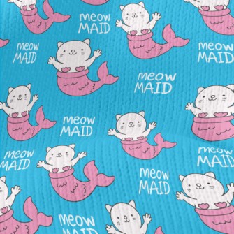 Funny Mermaid Cat Stretch Jersey