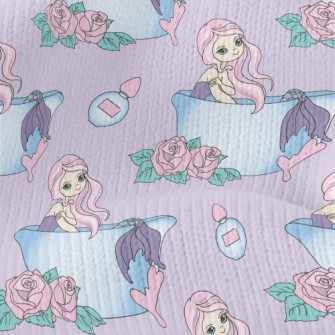 Beautiful Mermaid Takes A Bath Stretch Jersey