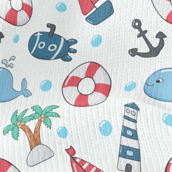 Summer Ocean Style Stretch Jersey