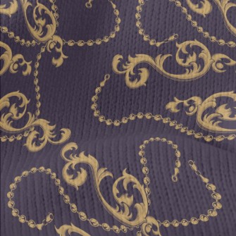Baroque Element Chain Stretch Jersey