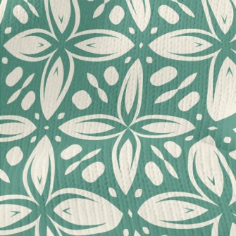 Four Leaf Tiles Stretch Jersey