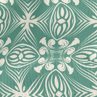 Premium Vintage Tiles Stretch Jersey