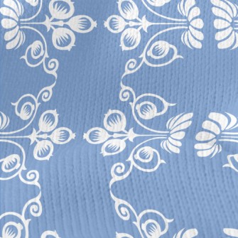 Symmetrical Classical Pattern Stretch Jersey