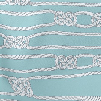 Staggered Straight Rope Knot Lightweight Cotton Poplin