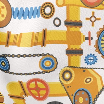 Machine Pipeline Gear Lightweight Cotton Poplin