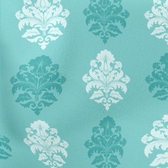 Baroque Rhombus Pattern Lightweight Cotton Poplin