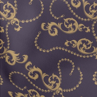 Baroque Element Chain Lightweight Cotton Poplin