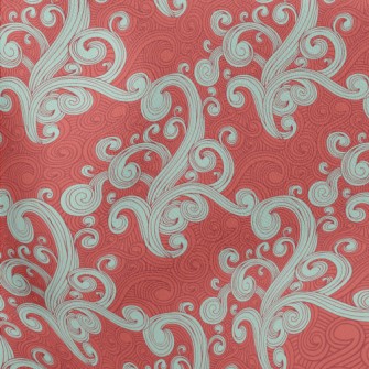Curved Lines Lightweight Cotton Poplin