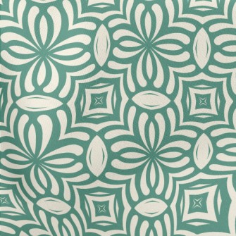 Various Variations Of Tiles Lightweight Cotton Poplin