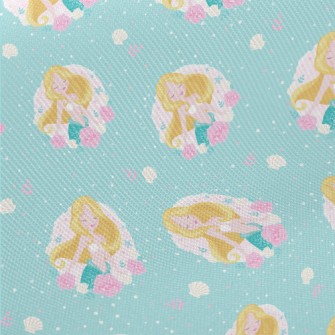Beautiful And Elegant Mermaid  Midweight Cotton Poplin