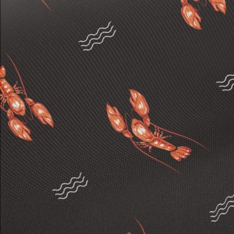 Wave Swimming Lobster Midweight Cotton Poplin