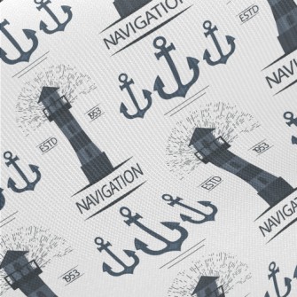 Navigation Lighthouse Midweight Cotton Poplin