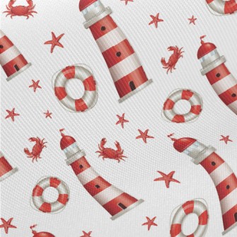 Lighthouse Crab Swim Ring Midweight Cotton Poplin
