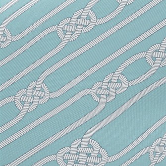 Staggered Straight Rope Knot Midweight Cotton Poplin