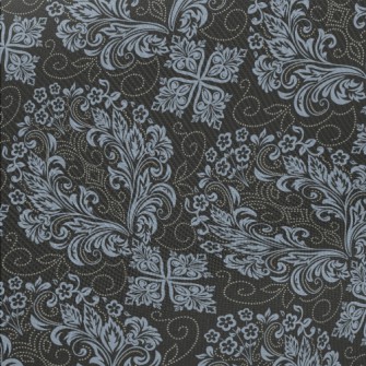 Vintage Overlapping Pattern Midweight Cotton Poplin