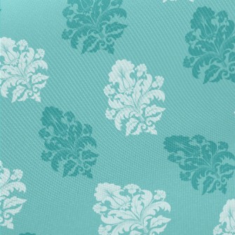 Baroque Rhombus Pattern Midweight Cotton Poplin
