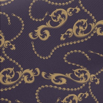 Baroque Element Chain Midweight Cotton Poplin