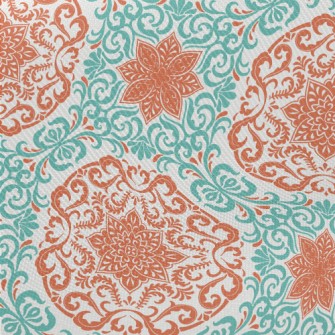 Chinese Style Tiles Midweight Cotton Poplin