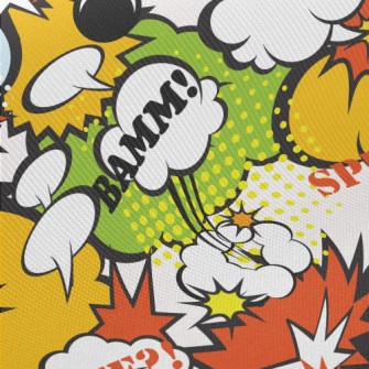 Pop Style Exaggerated Art Midweight Cotton Poplin