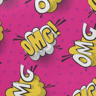 My God Explosion Warning Midweight Cotton Poplin
