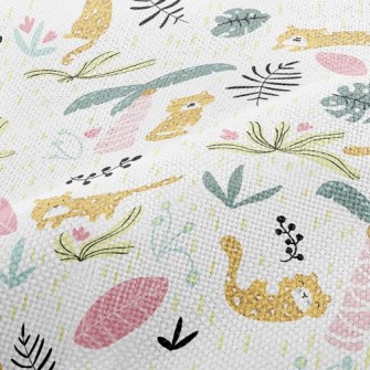 Coconut Tree Cheetah Performance Linen