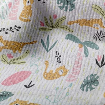 Coconut Tree Cheetah Terry