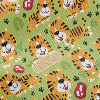 Cute Tiger Standard Corduroy