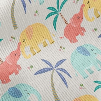 Cute Elephant Family Standard Corduroy