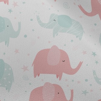 Pastel Elephant Chiffon