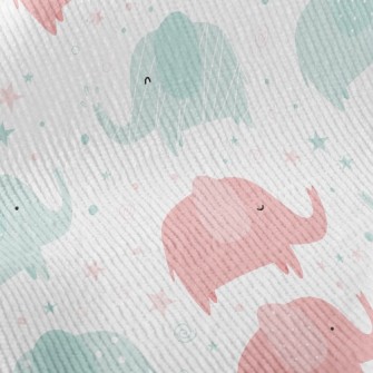 Pastel Elephant Standard Corduroy