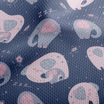 Good Night Elephant Athletic Mesh Flat Back