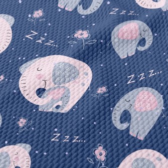 Good Night Elephant Birdseye Piqué