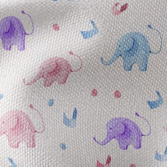 Ribbon Elephant Waterproof Canvas