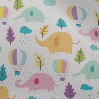 Hot Air Balloon Elephant Chiffon