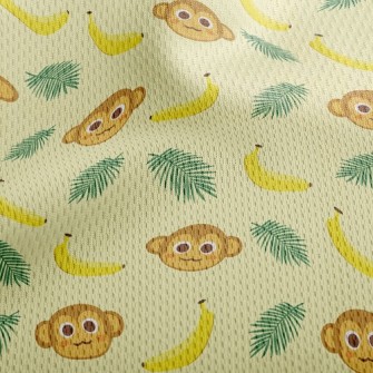 Monkey Banana Athletic Mesh Flat Back