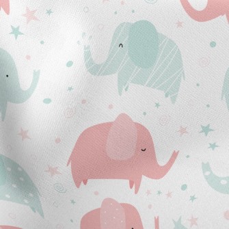 Pastel Elephant Stretch Ponte