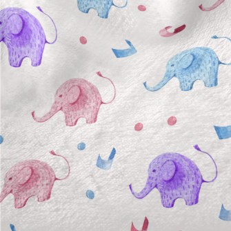 Ribbon Elephant Minky