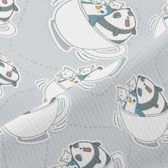 Coffee Cup Panda Penguin Piqué