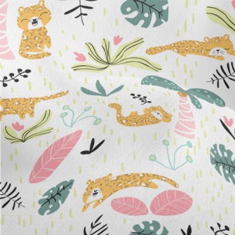 Coconut Tree Cheetah Lightweight Performance Linen