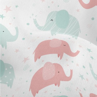 Pastel Elephant Lightweight Performance Linen
