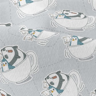 Coffee Cup Panda Penguin Modern Jersey