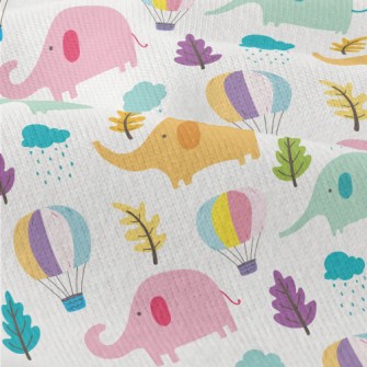 Hot Air Balloon Elephant Modern Jersey