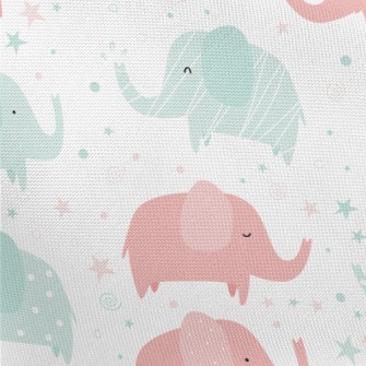 Pastel Elephant Pongee